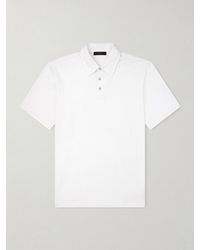 Slowear - Cotton And Silk-Blend Jersey Polo Shirt - Lyst