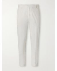 James Perse - Slim-Fit Stretch Cotton-Blend Trousers - Lyst