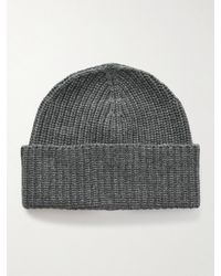 Brunello Cucinelli - Ribbed Cashmere Beanie - Lyst