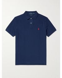Polo Ralph Lauren - Slim-Fit Cotton-Piqué Polo Shirt - Lyst