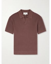 Frescobol Carioca - Rino Knitted Cotton Polo Shirt - Lyst
