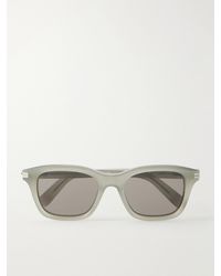 ZEGNA - Square-Frame Acetate Sunglasses - Lyst
