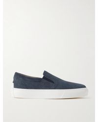 Tod's - Sneakers slip-on in camoscio - Lyst