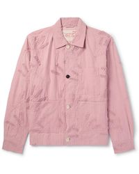 Kardo - Embellished Cotton And Linen-blend Jacket - Lyst