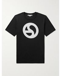 Acne Studios - Everest T-Shirt aus Jersey aus einer Baumwoll-Lyocell-Mischung mit Logoprint - Lyst