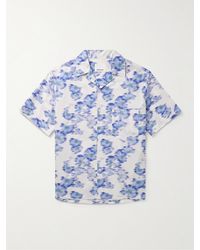 Isabel Marant - Lazlo Camp-collar Printed Cotton-voile Shirt - Lyst