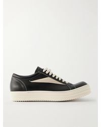 Rick Owens - Vintage Suede-trimmed Leather And Rubber Sneakers - Lyst