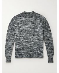 A.P.C. - Jw Anderson Noah Space-dyed Cotton Mock-neck Sweater - Lyst