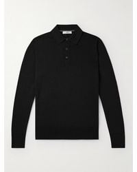 MR P. - Merino Wool Polo Shirt - Lyst