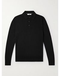 MR P. - Merino Wool Polo Shirt - Lyst
