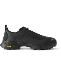 Roa - Katharina Light Rubber And Leather-trimmed Ripstop Sneakers - Lyst