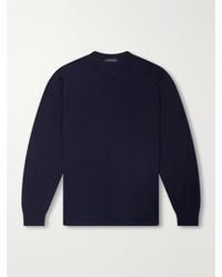 Thom Sweeney - Cashmere And Silk-Blend Sweater - Lyst