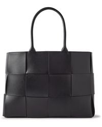 Bottega Veneta - Large Arco Intrecciato Leather Tote Bag - Lyst