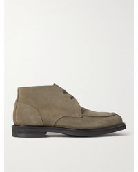 MR P. - Andrew Split-toe Shearling-lined Suede Chukka Boots - Lyst