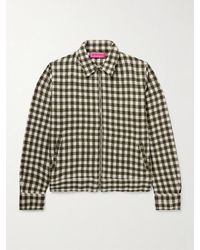 The Elder Statesman - Decon Gingham Cashmere Jacket - Lyst
