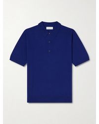 Dries Van Noten - Merino Wool Polo Shirt - Lyst