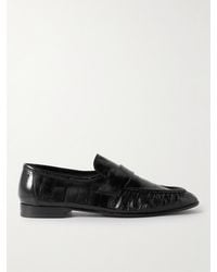 The Row - Leather Loafers - Lyst