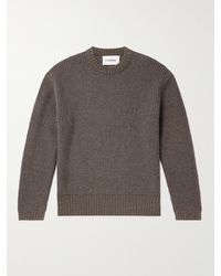FRAME - Waffle-knit Wool Sweater - Lyst