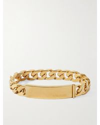 Tom Ford - Logo-Engraved-Plated Chain Bracelet - Lyst