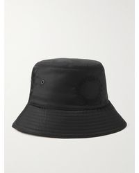 Burberry - Logo-embroidered Recycled-shell Bucket Hat - Lyst