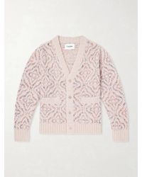 Corridor NYC - Somatic Space-dyed Alpaca-blend Cardigan - Lyst