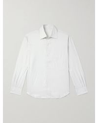STÒFFA - Striped Cotton-Twill Shirt - Lyst
