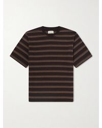 Oliver Spencer - Judd Striped Organic Cotton T-Shirt - Lyst