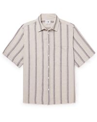 NN07 - Hans 5220 Striped Linen Shirt - Lyst
