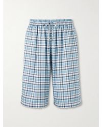 Acne Studios - Ressa Straight-Leg Checked Casual Shorts - Lyst