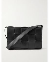 Bottega Veneta - Cassette Intrecciato Leather Messenger Bag - Lyst