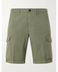 Slowear - Straight-Leg Cotton And Linen-Blend Shorts - Lyst