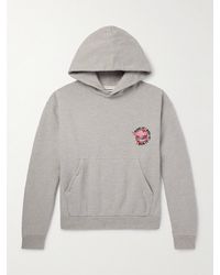 CHERRY LA - Logo-embroidered Cotton-jersey Hoodie - Lyst