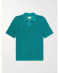 Aimé Leon Dore - Open-Collar Open-Knit Cotton Polo Shirt - Lyst