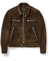 Tom Ford - Slim-Fit Suede Jacket - Lyst