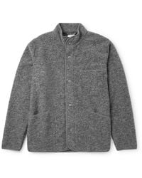 Hartford - Jock Wool-Blend Bouclé Bomber Jacket - Lyst