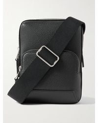 dunhill - 1893 Harness North South Full-Grain Leather Messenger Bag - Lyst