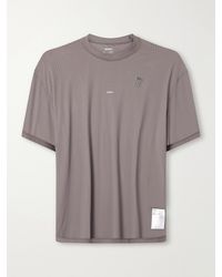 Satisfy - Embellished Space-O Mesh T-Shirt - Lyst