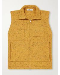 Inis Meáin - Lifeline Wool And Cashmere-Blend Gilet - Lyst