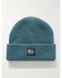 Aimé Leon Dore - Logo-Appliquéd Waffle-Knit Beanie - Lyst