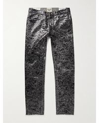 GALLERY DEPT. - Jeans slim-fit dipinti effetto metallizzato Analog 5001 - Lyst