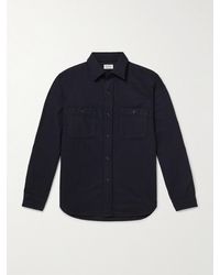 Hartford - Percey Wool-Blend Flannel Shirt - Lyst