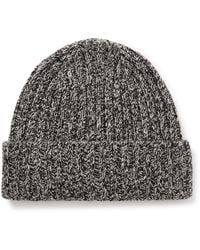 MR P. - Ribbed Wool And Cashmere-blend Beanie - Lyst