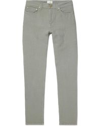 Sid Mashburn - Straight-Leg Hemp And Cotton-Blend Canvas Trousers - Lyst