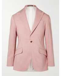 Richard James - Hyde Linen-Blend Suit Jacket - Lyst
