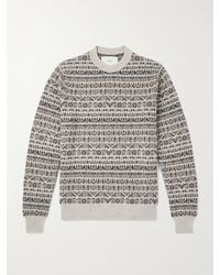 James Purdey & Sons - Vigo Slim-Fit Fair Isle Wool Sweater - Lyst