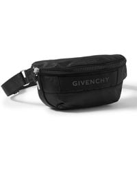Givenchy - G-trek Logo-appliquéd Webbing-trimmed Ripstop Belt Bag - Lyst