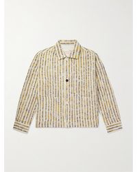 Kardo - Striped Cotton Jacket - Lyst