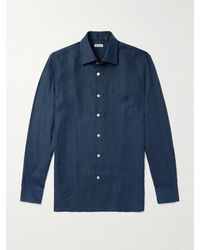 Kiton - Hemd aus Leinen - Lyst