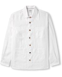 Brunello Cucinelli - Linen Overshirt - Lyst