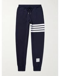 Thom Browne - Stripe Ripstop Back Patchwork Sweatpants - Lyst